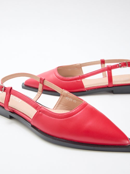 Open pumps met platte hak - Kiabi