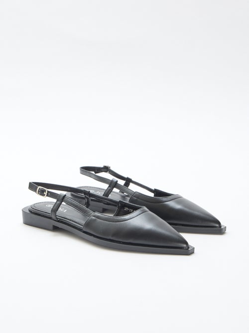 Open pumps met platte hak - Kiabi