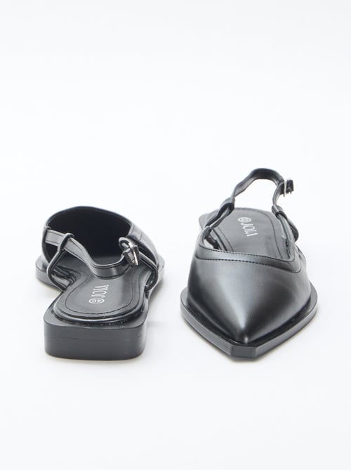 Open pumps met platte hak - Kiabi