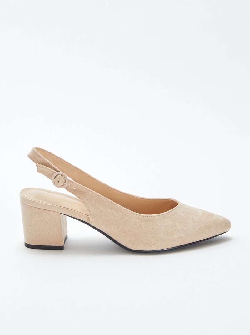 Open pumps met spitse neus BIEGE - Kiabi