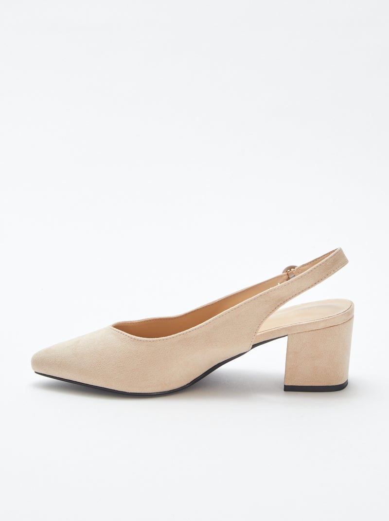 Open pumps met spitse neus BIEGE - Kiabi