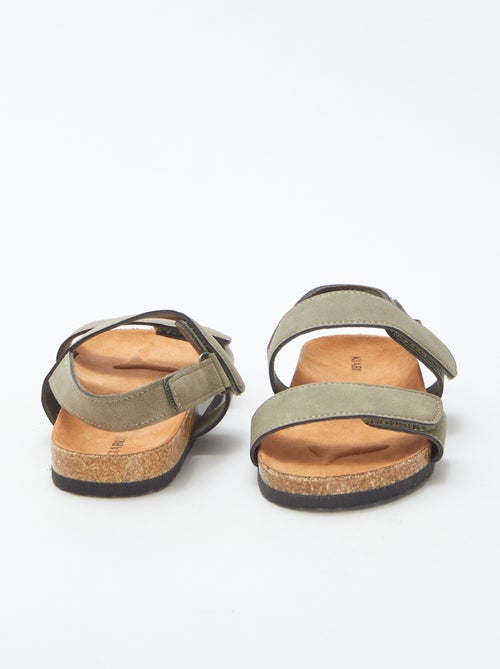 Open sandalen met klittenband - Kiabi