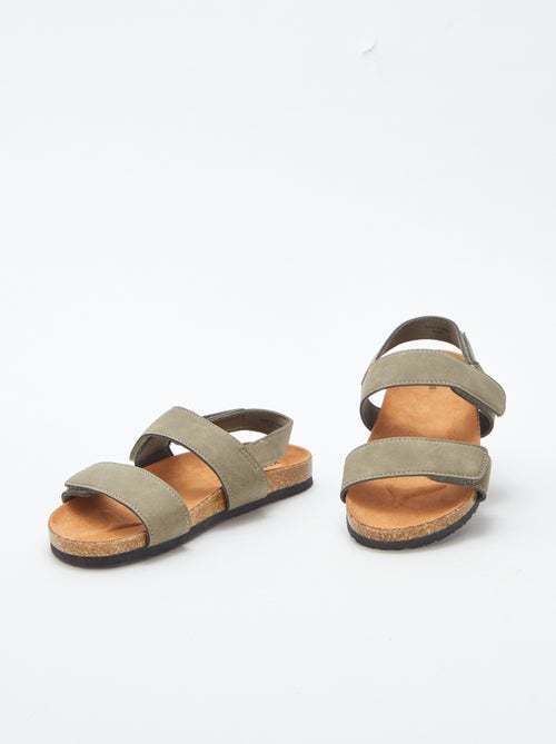Open sandalen met klittenband - Kiabi