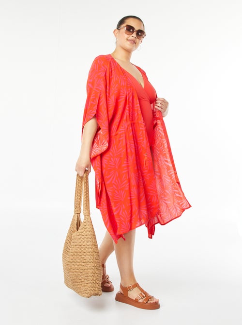 Open strandjurk met print - Kiabi