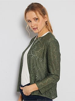 Opengewerkt vest van 'JDY' - Kiabi