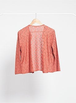 Opengewerkt vest van 'JDY' - Kiabi