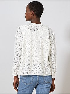 Opengewerkt vest van 'JDY' - Kiabi