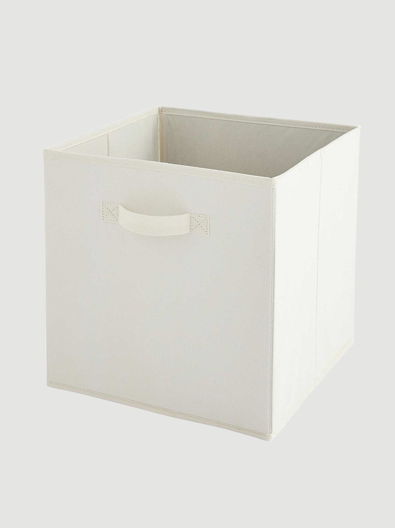 Opvouwbare, non-woven stoffen mand WIT - Kiabi