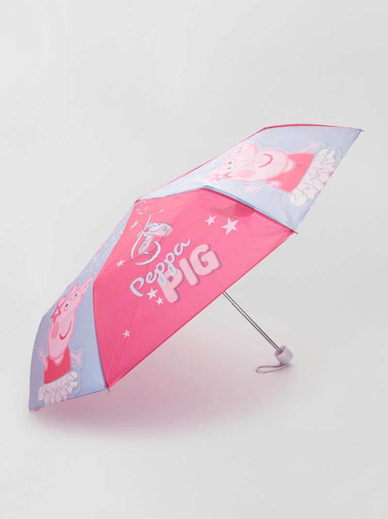 Opvouwbare paraplu 'Peppa Pig' fuchsia paars - Kiabi
