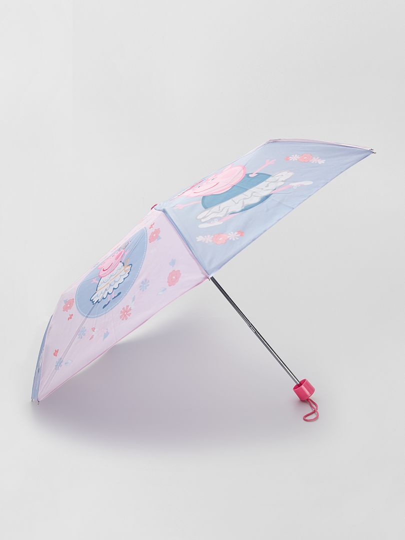 Opvouwbare paraplu 'Peppa Pig' roze / grijs - Kiabi