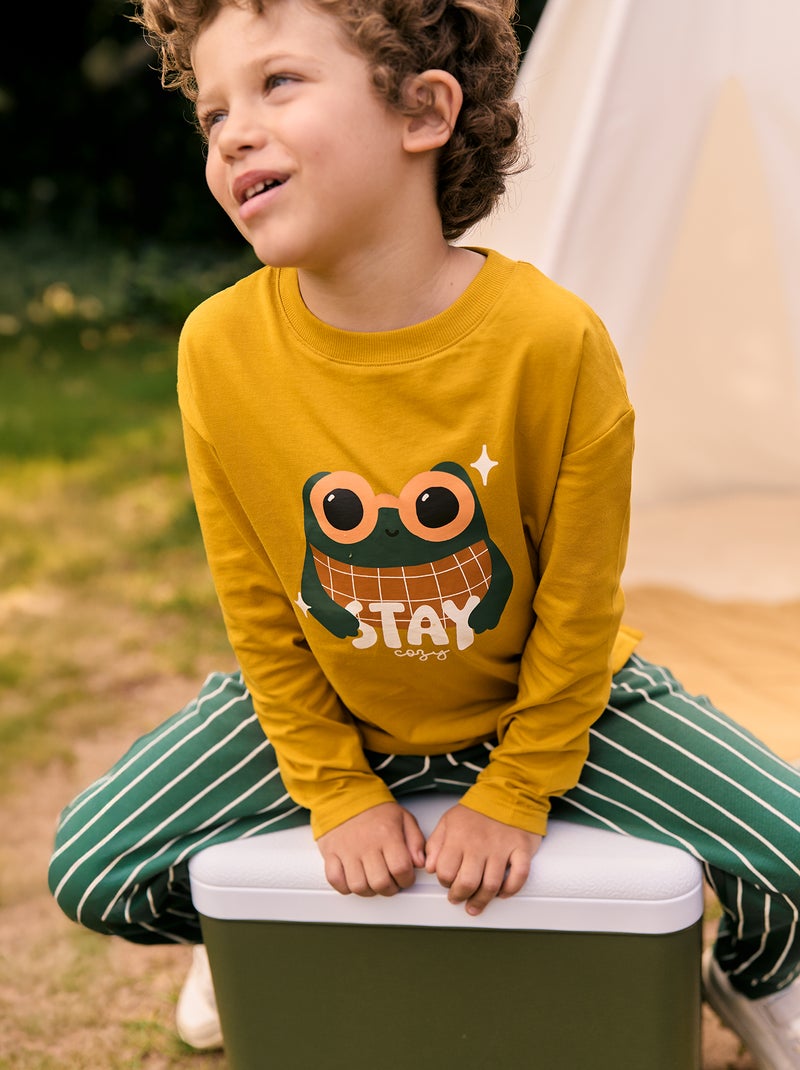 Origineel T-shirt - Grafik Edition Geel - Kiabi