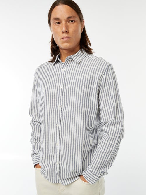 Originele blouse met lange mouw en een comfortabele snit - Kiabi