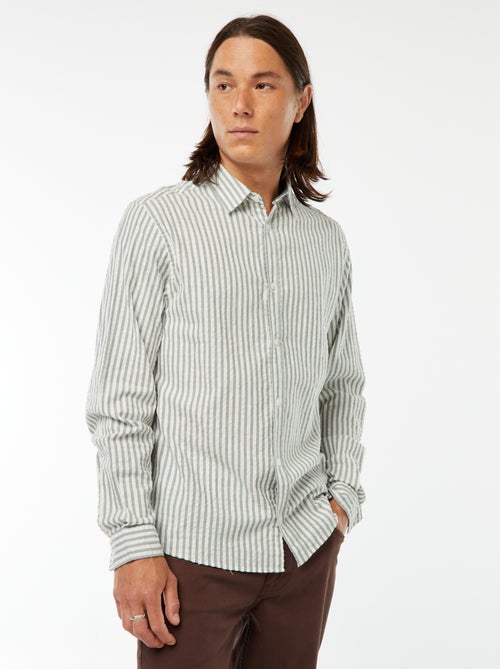 Originele blouse met lange mouw en een comfortabele snit - Kiabi