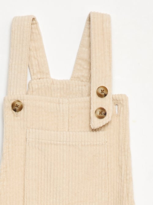 Overgooier van corduroy met zak - Kiabi