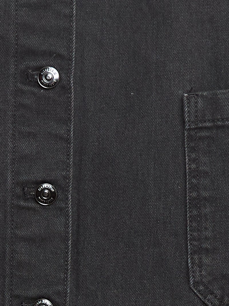 Overgooier van spijkerstof Grijs - Kiabi