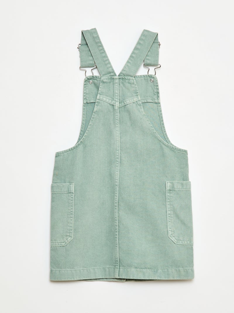 Overgooier van spijkerstof Groen - Kiabi