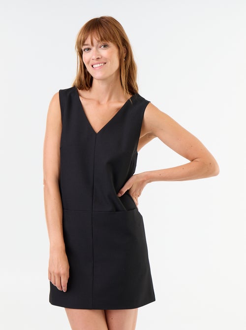 Overgooierjurk met V-hals - Kiabi