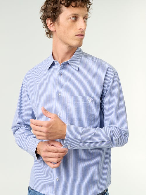 Overhemd comfort fit-model met streeppatroon - Kiabi