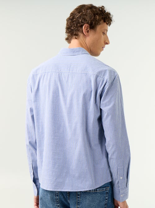 Overhemd comfort fit-model met streeppatroon - Kiabi