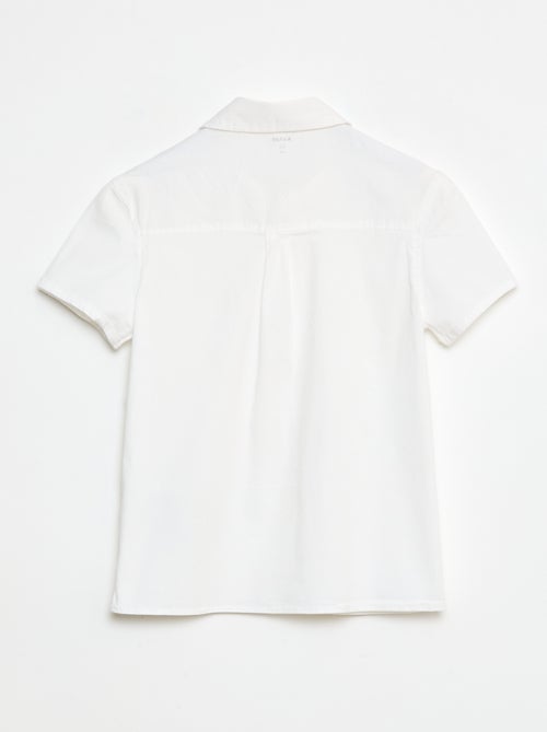 Overhemd met korte mouwen - gemakkelijk aan te trekken collectie - Kiabi