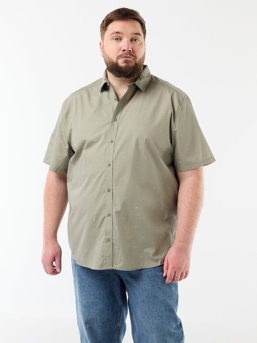 Overhemd met korte mouwen en motief - Kiabi