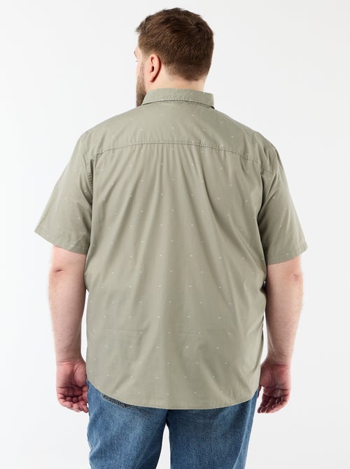 Overhemd met korte mouwen en motief - Kiabi