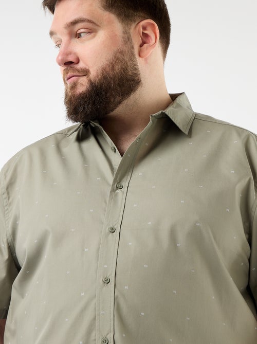 Overhemd met korte mouwen en motief - Kiabi