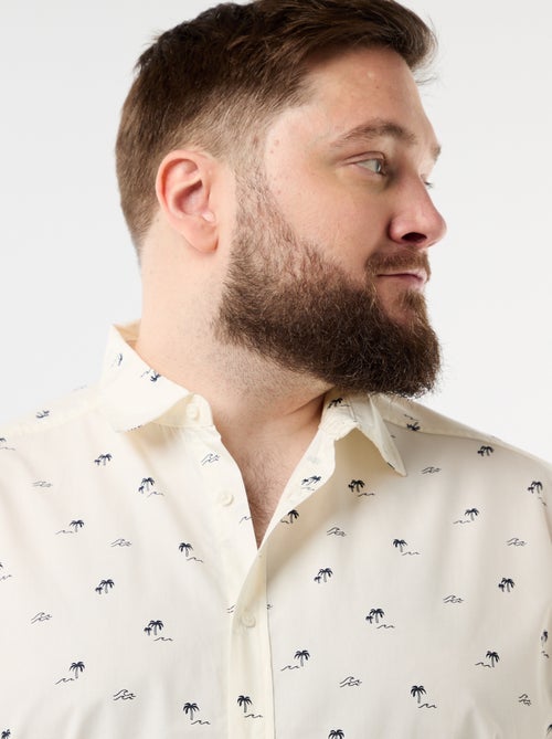 Overhemd met korte mouwen en motief - Kiabi