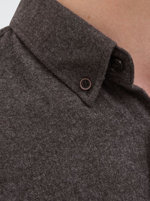 Overhemd van katoenflanel 'JJrebel' - Kiabi