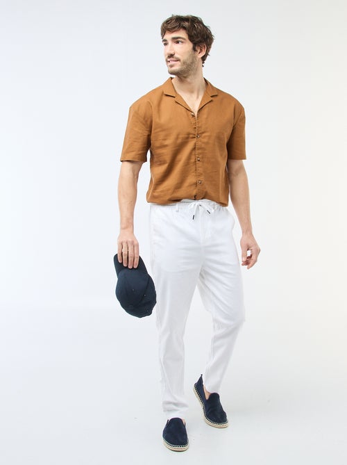 Overhemd van linnenmix - Kiabi