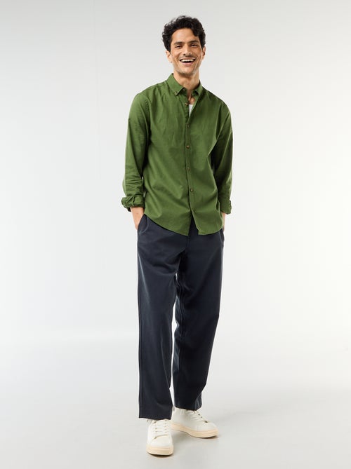 Overhemd van linnenmix - Kiabi