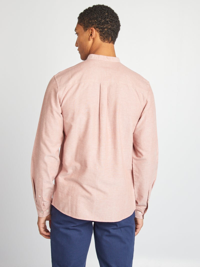 Overhemd van Oxford-katoen met maokraagje ROSE - Kiabi