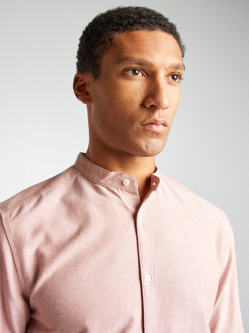 Overhemd van Oxford-katoen met maokraagje ROSE - Kiabi