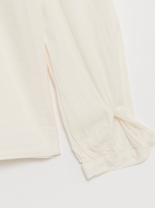 Overhemd van poplin met magnetische sluiting - So Easy - Kiabi