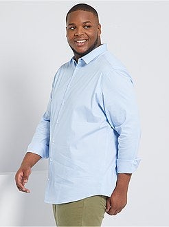 Overhemd van stretch twill - Kiabi