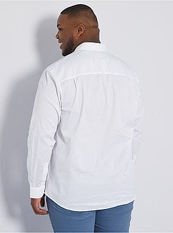 Overhemd van stretch twill - Kiabi