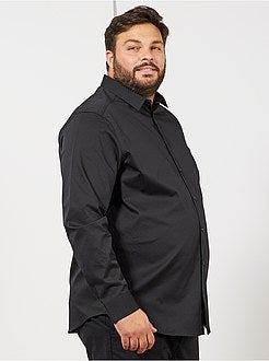 Overhemd van stretch twill - Kiabi