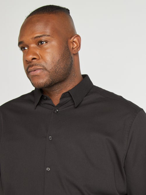 Overhemd van stretch twill - Kiabi