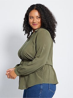 Overhemdbloes met knopenrij - Kiabi