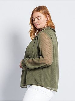 Overhemdbloes van plumetis - Kiabi