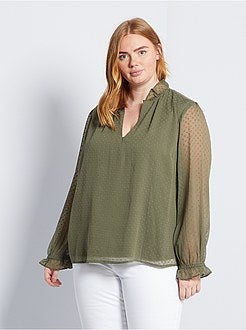 Overhemdbloes van plumetis - Kiabi