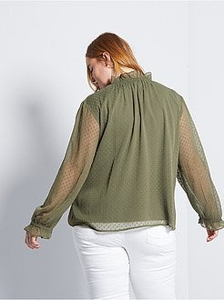 Overhemdbloes van plumetis - Kiabi