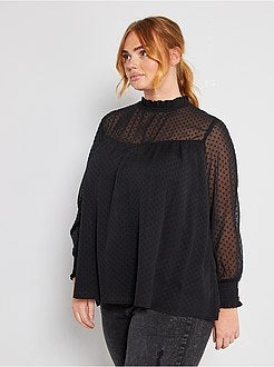 Overhemdbloes van plumetis - Kiabi