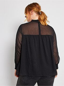 Overhemdbloes van plumetis - Kiabi