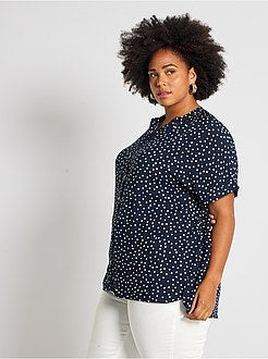 Overhemdblouse met stippen - Kiabi