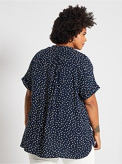 Overhemdblouse met stippen - Kiabi