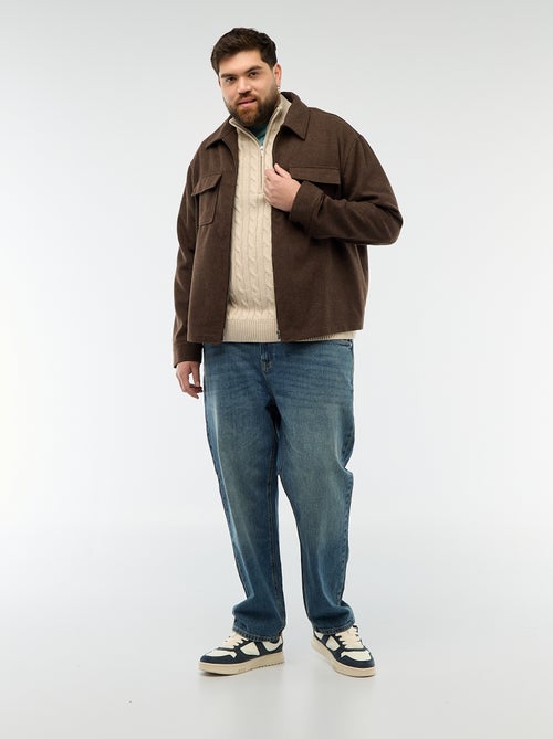 Overhemdjas met ritssluiting en klepzakken - Kiabi