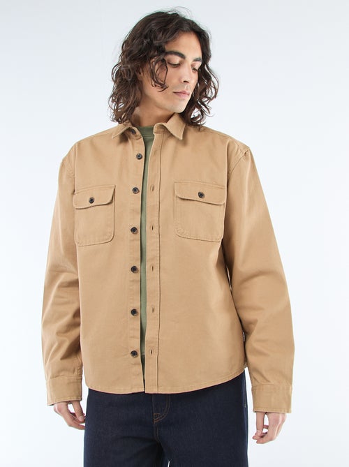 Overhemdjas van katoen - Kiabi