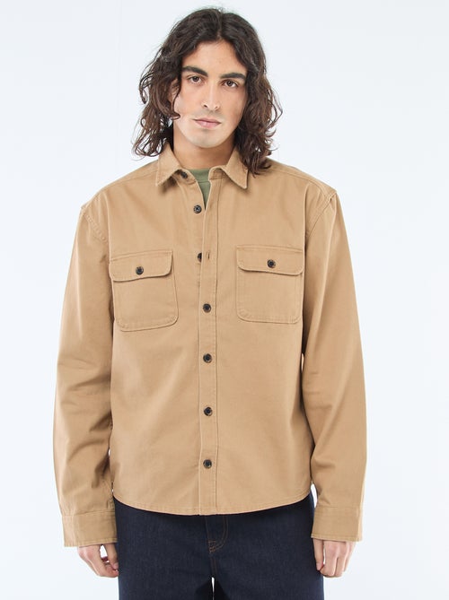 Overhemdjas van katoen - Kiabi