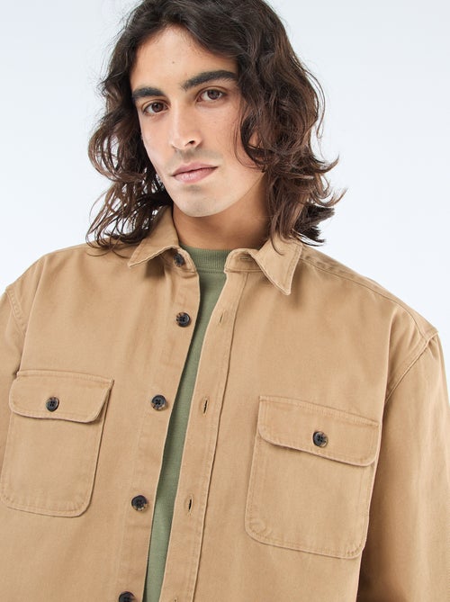 Overhemdjas van katoen - Kiabi